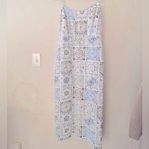 Abercrombie & Fitch Women's Scoopneck Slip Midi Dress